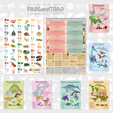 Premier Apprentissage / First Learning - Poster Bundle Collection - FROGandTOAD Créations